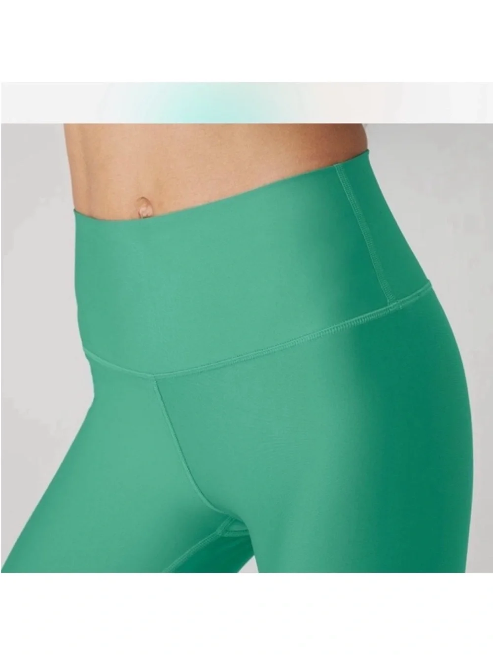 NWT Alo Yoga 7/8 High-Waist Airlift Leggings Lettuce Green Sz L 12-14 W51314R